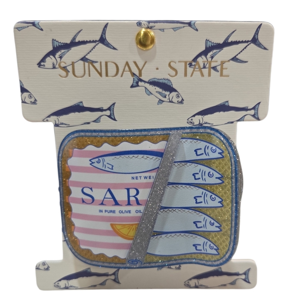 🐟🔹️Sunday State 🔹️UK 🇬🇧 Exclusive sardine Hair Claw Clip